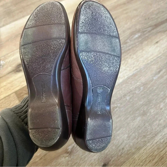 Easy Spirit Women's Daisie Flat Medium Brown Leather/Textile Shoe Size 8.5 GUC - Picture 7 of 7